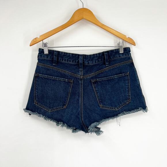 Free People Distressed Denim Cut-Off Shorts Size 29 - Picture 5 of 6